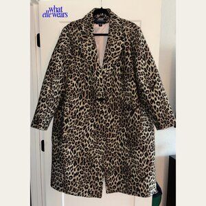 Luxe Leopard Print Coat